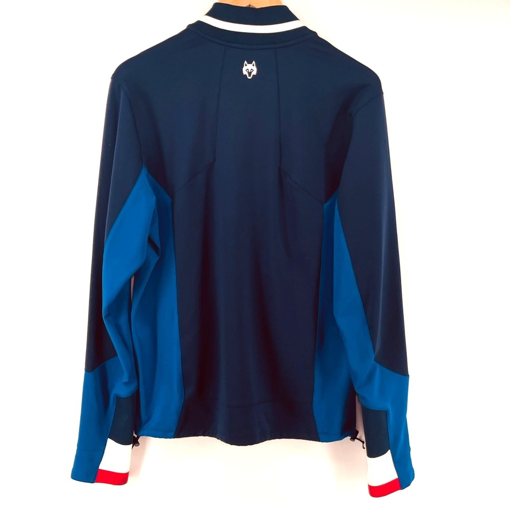 Greyson Sequoia Full Zip Jacket Blue S Logo Tennis Golf Retro Colorblock Preppy - Picture 2 of 14
